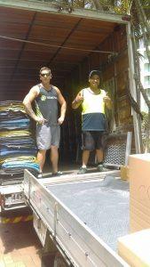 Unloading of Furniture