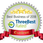 ThreeBest Rated Best Business of 2018 Award